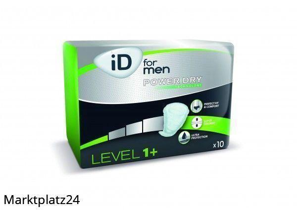 iD For men Level 1+, grün, 10 St/Btl. - Marktplatz24