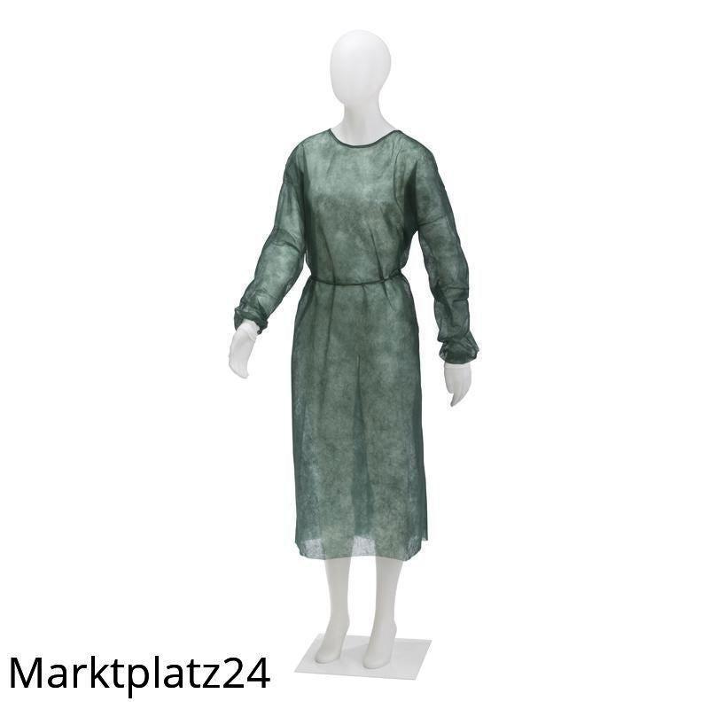 Med Comfort Vlies Besucherkittel, Gr.L/XL, dunkelgrün,10 St/Btl. - Marktplatz24