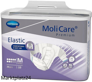 MoliCare Premium Elastic, 8 Tropfen, Gr. M, 26 St/Btl. - Marktplatz24