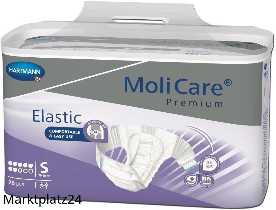 MoliCare Premium Elastic, 8 Tropfen, Gr. S, 26 St/Btl. - Marktplatz24