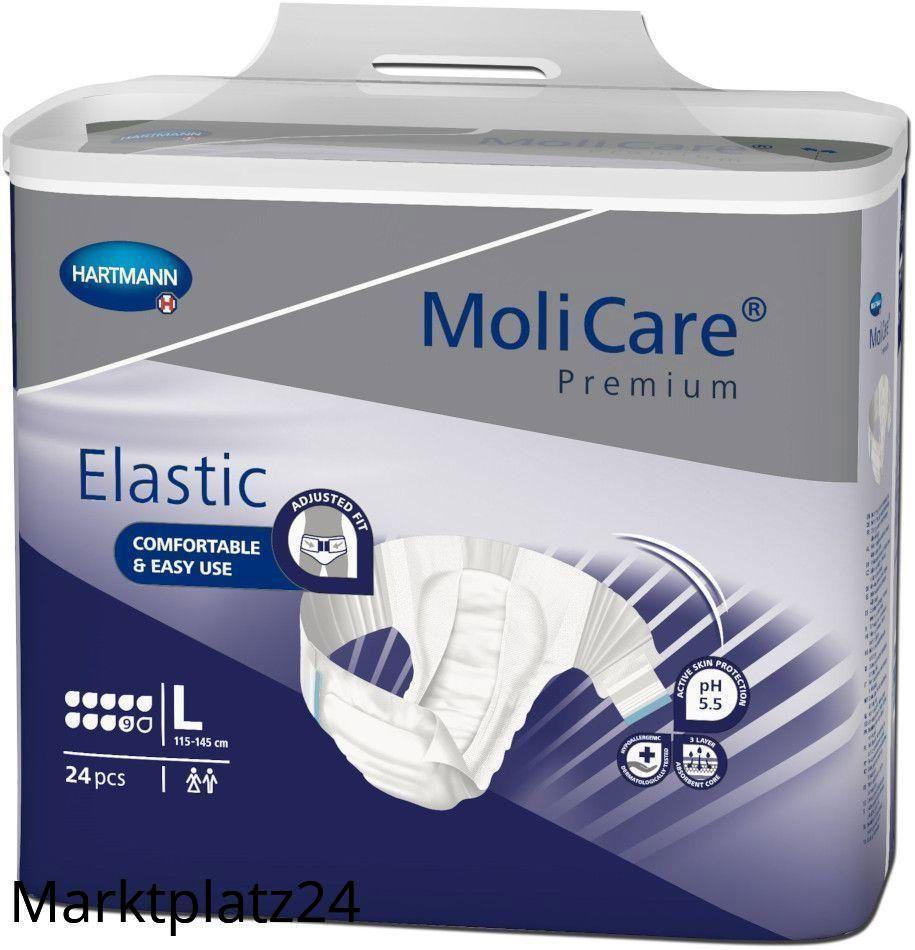 MoliCare Premium Elastic, 9 Tropfen, Gr. L, 24 St/Btl. - Marktplatz24