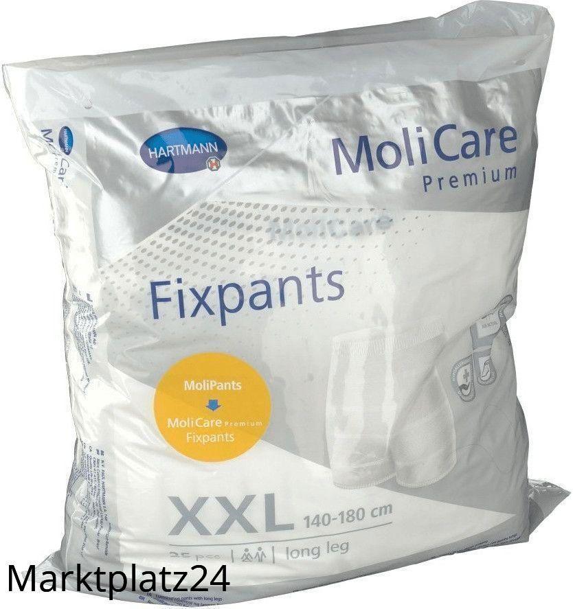 MoliCare Premium Fixpants, Gr.XXL, grau, langes Bein, 25 St/Btl. - Marktplatz24
