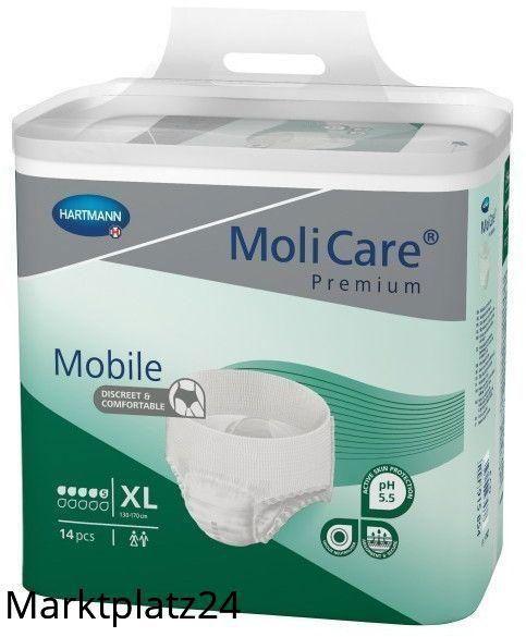 MoliCare Premium Mobile, 5 Tropfen, Gr. XL, 14 St/Btl. - Marktplatz24