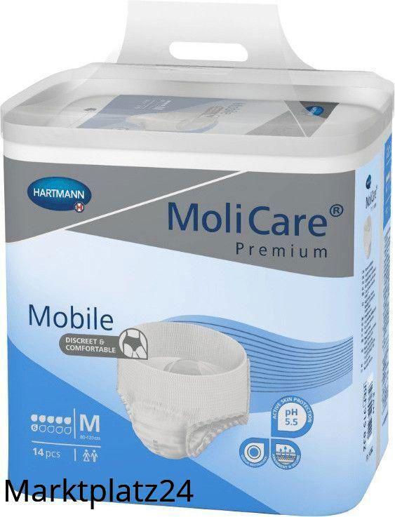 MoliCare Premium Mobile, 6 Tropfen, Gr, M, 14 St/Btl. - Marktplatz24