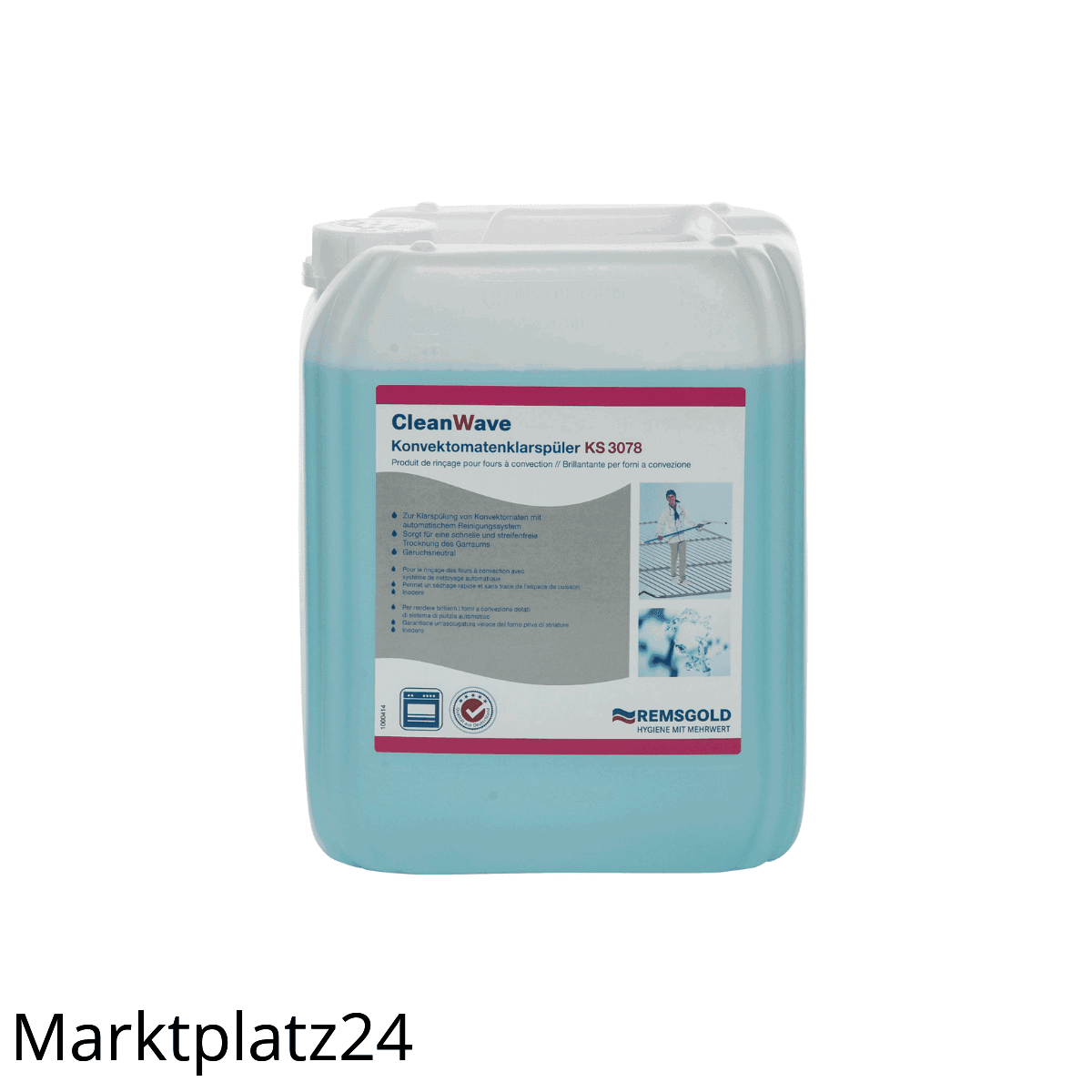 CLW Konvektomatenklarspüler, KS 3078, 10kg Kanister - Marktplatz24