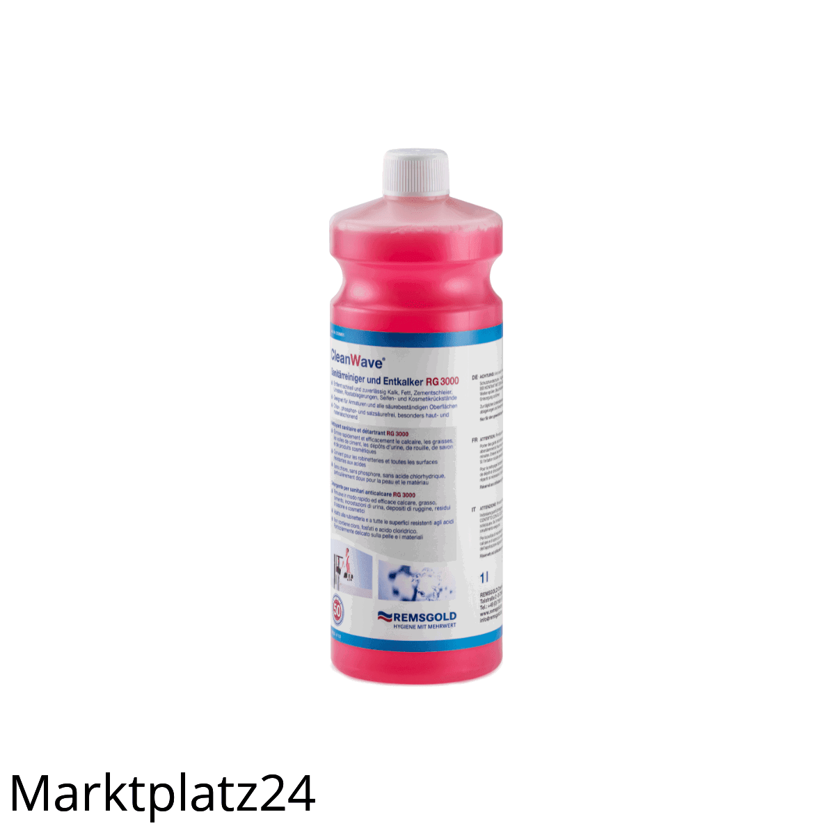 CLW Sanitärreiniger und Entkalker, RG 3000, 10kg Kanister - Marktplatz24