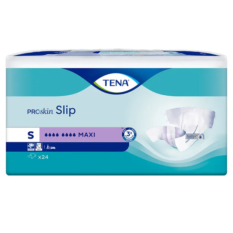 TENA Slip Maxi Inkontinenzslips Größe S, 24 Stück