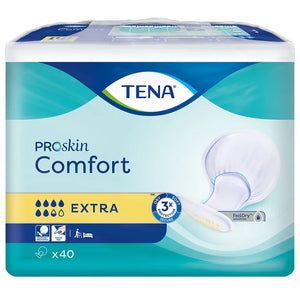 TENA Comfort Extra Einlagen, 40 Stück, haut- und atmungsaktiv.