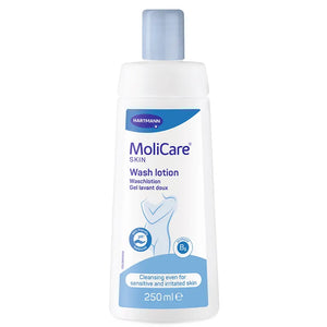 MoliCare Skin Waschlotion 250ml Flasche mit Panthenol B5.