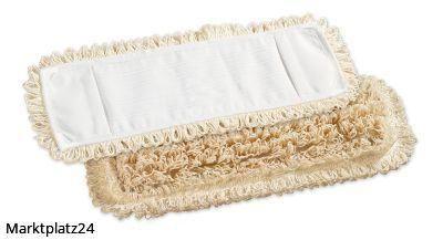 Desinfektionsmop, Bezug 50cm, Baumwolle, Schlingen, weißes Band, Deckblatt und Taschen aus Polyester, 1 St. - Marktplatz24