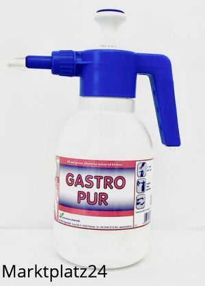 Drucksprüher Gastro Pur, blau, 1,5L Flasche - Marktplatz24