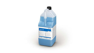 Ein 5-Liter-Kanister mit Clear Dry PL Reinigungsmittel für verschiedene Oberflächen.