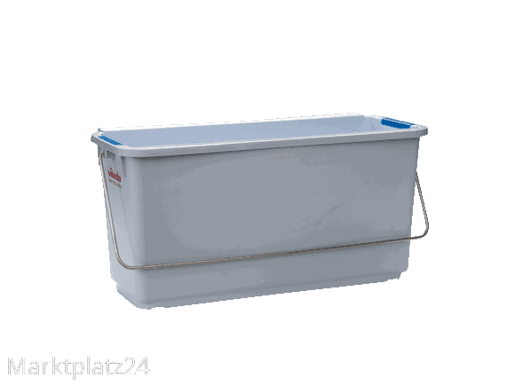 Eimer, 22L, länglich, mit 8 Farbclips, 1 St. - Marktplatz24