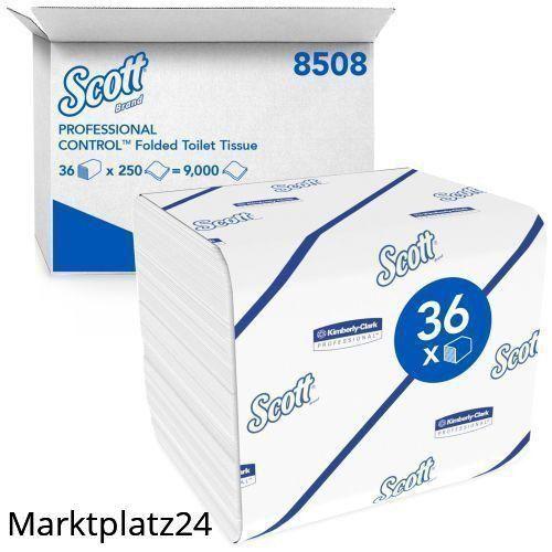 Einzelblatt Toilettenpapier,2lg, weiß,11,7x18,6cm,36x250 Bl. - Marktplatz24