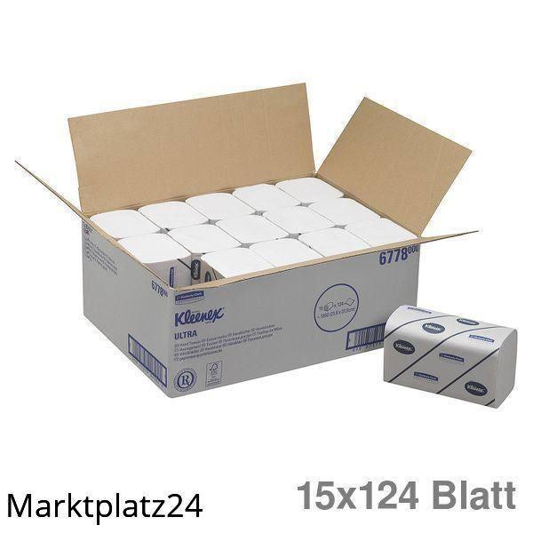Handtuchpapier KLEENEX Premier, 21,5x31,5cm, 3lg, 15x72 Tü. - Marktplatz24