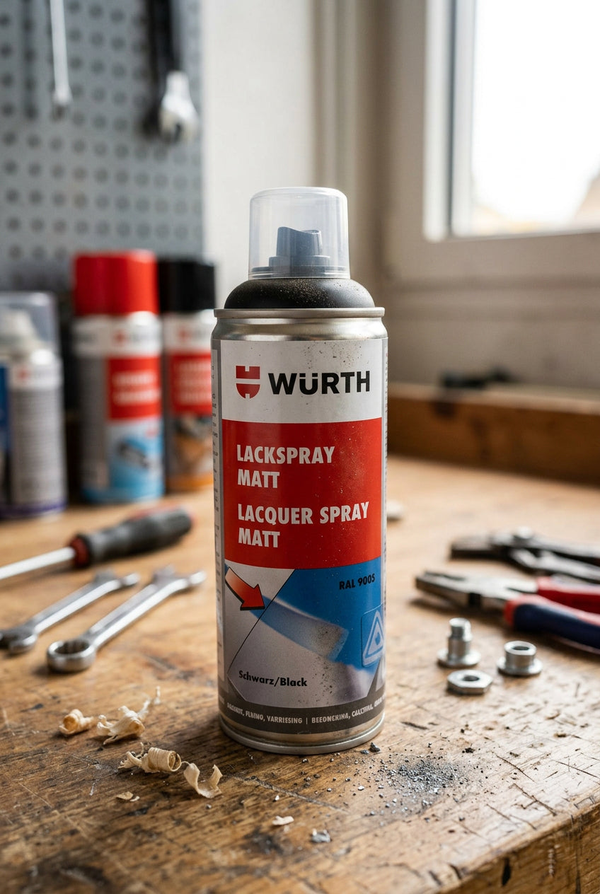 Lackspray RAL 9005 Matt 400 ml Nitroalkydal