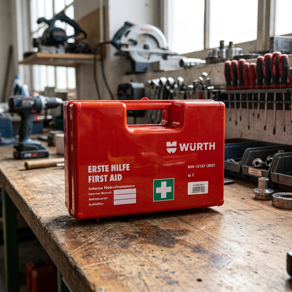 ErsteHilfeKoffer DIN 13157 Kompakt, Robustes Design