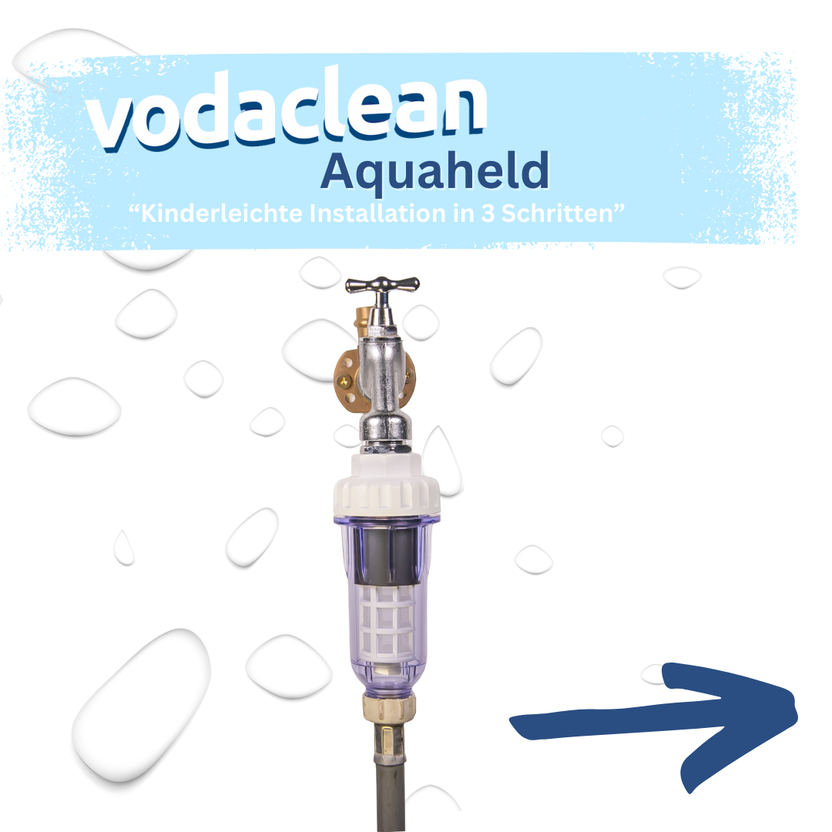 Aquaheld ist ein kompakter, chemiefreier Kalkschutz für Waschmaschine, Geschirrspüler