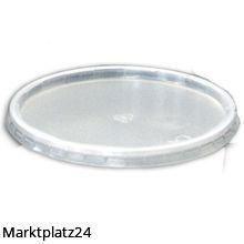 Deckel PP für Verpackungsbecher, Ã˜101mm, klar, 10x100 St/Krt. - Marktplatz24