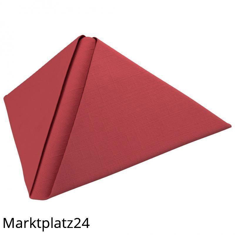 Dunilin-Servietten, 40x40cm, bordeaux, 12x45 St/Krt. - Marktplatz24