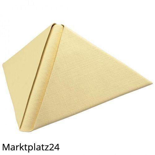 Dunilin-Servietten, 40x40cm, cream, 12x45 St/Krt. - Marktplatz24