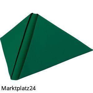 Dunilin-Servietten, 40x40cm, jägergrün, 12x45 St/Krt. - Marktplatz24