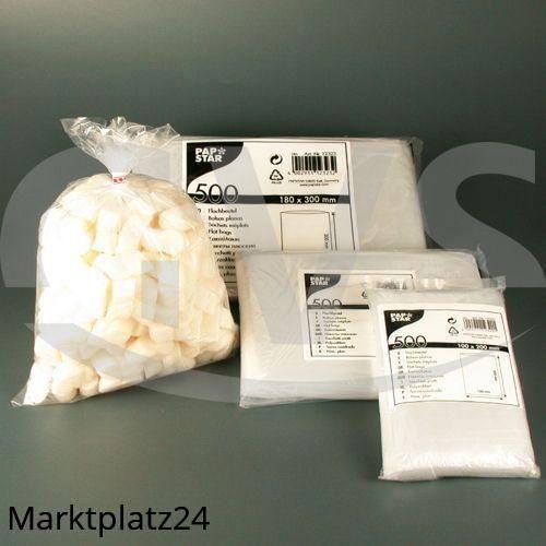 Flachbeutel, LDPE, 24x16cm, transp., 19my, 15x500 St/Krt. - Marktplatz24