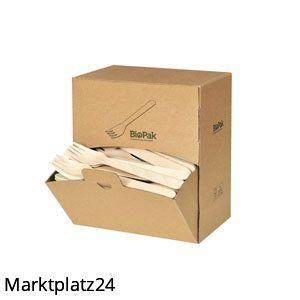 Gabel, 160mm, Holz, Natural, gewachst, 5x300 St/Krt. - Marktplatz24