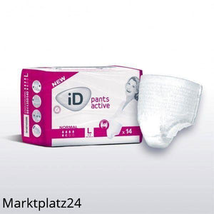 iD Pants Active, Normal M, rot, Cotton Feel, 8x14 St/Krt. - Marktplatz24