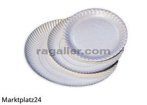 Pappteller, rund, 32cm, 5x50 St/Krt. - Marktplatz24