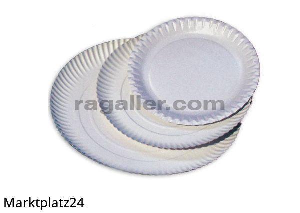 Pappteller, rund, 32cm, 5x50 St/Krt. - Marktplatz24