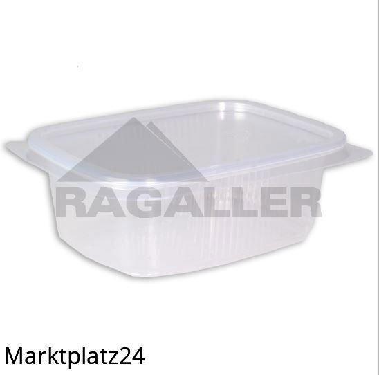 Verpackungsbecher mit Deckel, PP, 250ml, 108x81x51mm, transparent, 5x50 St/Krt. - Marktplatz24