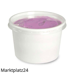 Verpackungsbecher, PP, 250ml, Ã˜101mm, H 50mm, klar, 10x100 St/Krt. - Marktplatz24