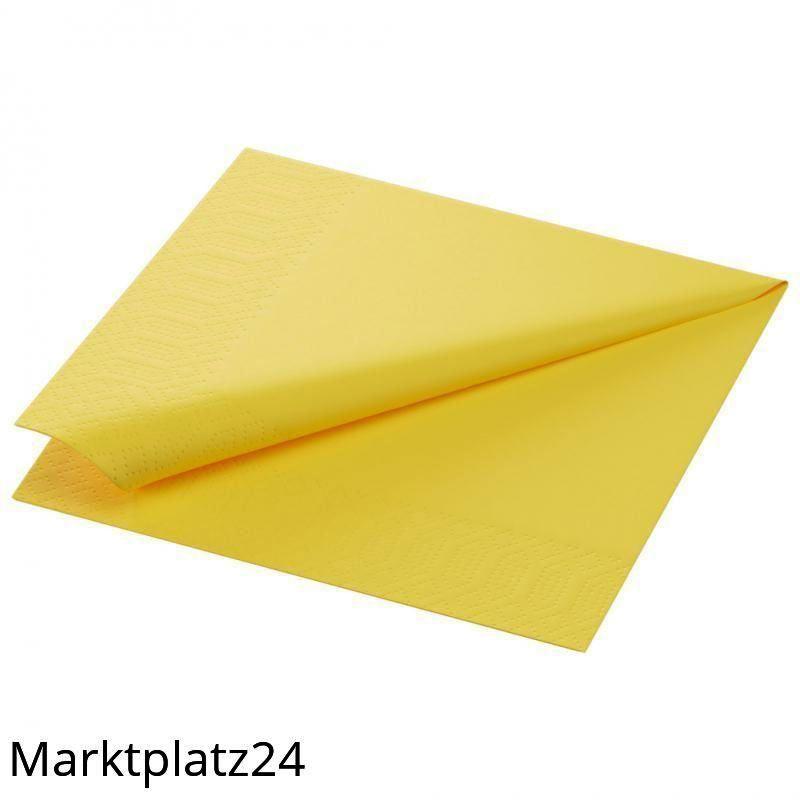 Zelltuch-Serviette 33x33cm,1lg,1/4Falz gelb, 6x500 St/Krt. - Marktplatz24