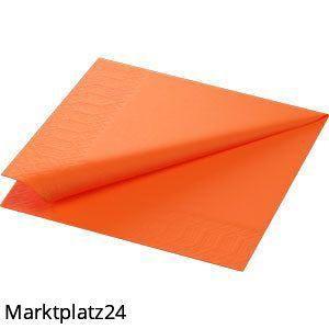 Zelltuch-Serviette 33x33cm,3lg,1/8 BF sun orange, 4x250 St/Krt. - Marktplatz24