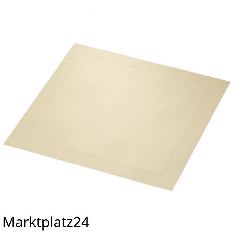 Zelltuch-Serviette Klassik, 40x40cm, 4lg, 1/4 Falz, champagne, 6x50 St/Krt. - Marktplatz24