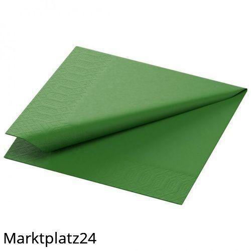 Zelltuch-Serviette, 24x24cm, 3lg, 1/4 Falz, leaf green, 8x250 St/Krt. - Marktplatz24