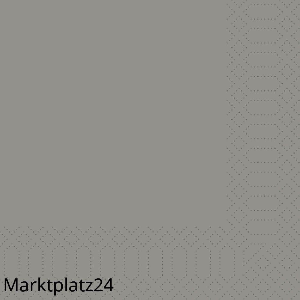 Zelltuch-Serviette, 33x33cm,3lg,1/4Falz, granite grey, 4x250 St/Krt. - Marktplatz24