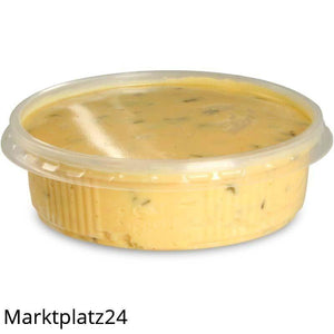 Verpackungsbecher+Deckel, PP, 250ml, ï¿½101mm, klar, 250 St/Krt, - Marktplatz24