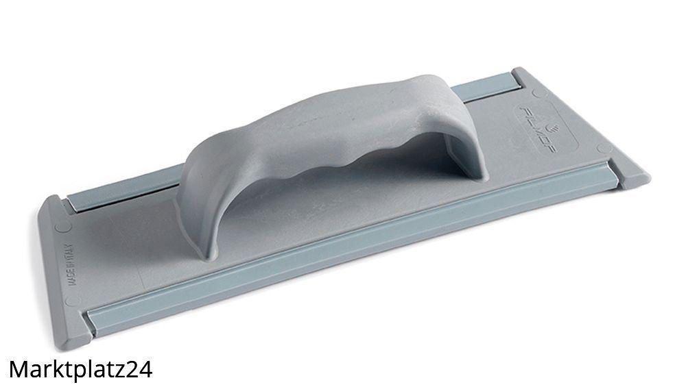 Kunststoffhaltergrau, 30cm, mit Griff und Klett 2,5cm, 1 St. - Marktplatz24