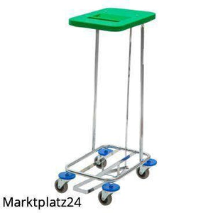 Meditrans Wäschesammler, einfach, inkl, Pedal, Deckel grï¿½n, 1 St, - Marktplatz24