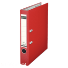Lyreco Ordner A4 80mm Rot robuster Karton Metallmechanik Dokumentenordner