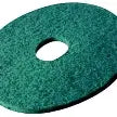 Grünes 430mm Polierpad aus Schaumstoff.