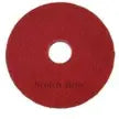 Rotes 310mm Reinigungs-Pad von 3M.