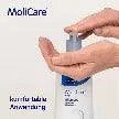 MoliCare Skin Shampoo 500ml bottle for sensitive skin with mild, pH-neutral formula and soothing chamomile and panthenol ingredients