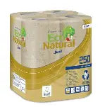 8er-Pack 2-lagiges Toilettenpapier mit 250 Blatt pro Rolle