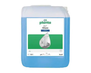 Transparenter 10L Glas-Kanister mit Griff und dicht schließendem Deckel für Flüssigkeiten.