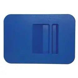 Blauer Deckel für Wäschesammler mit Scharnier