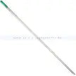 Aluminiummast mit grünem Griff, 1,40m lang.