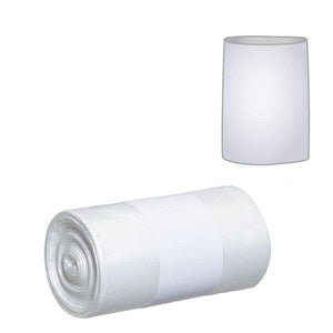 Rolle mit 20 transparenten 60L Müllbeuteln, 650x800mm